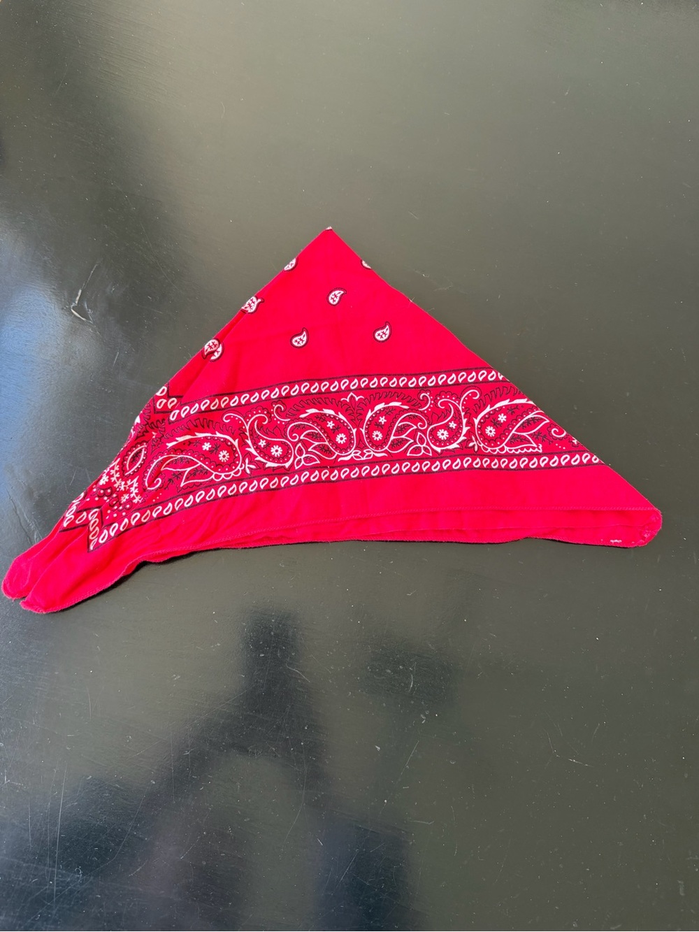 Classic Red Paisley Bandana - Versatile Women’s Accessory